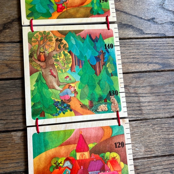 Vintage Selecta Wooden Height Chart - Picture 5 of 7